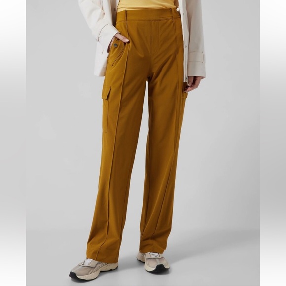Athleta Vienna Cargo Pant, Brass Yellow - Picture 2 of 14